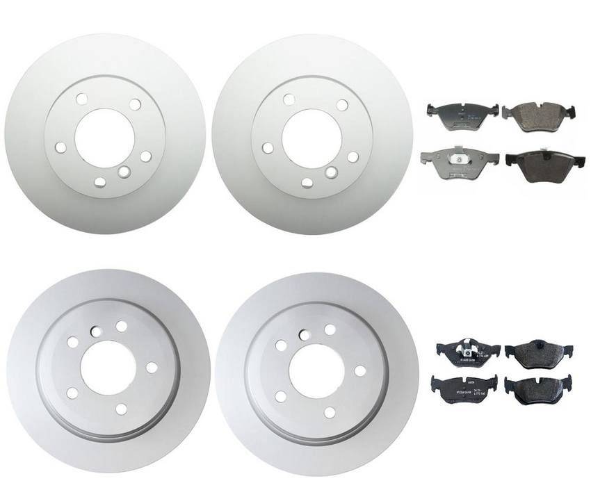 BMW Brake Kit - Pads and Rotors Front &  Rear (300mm/300mm)